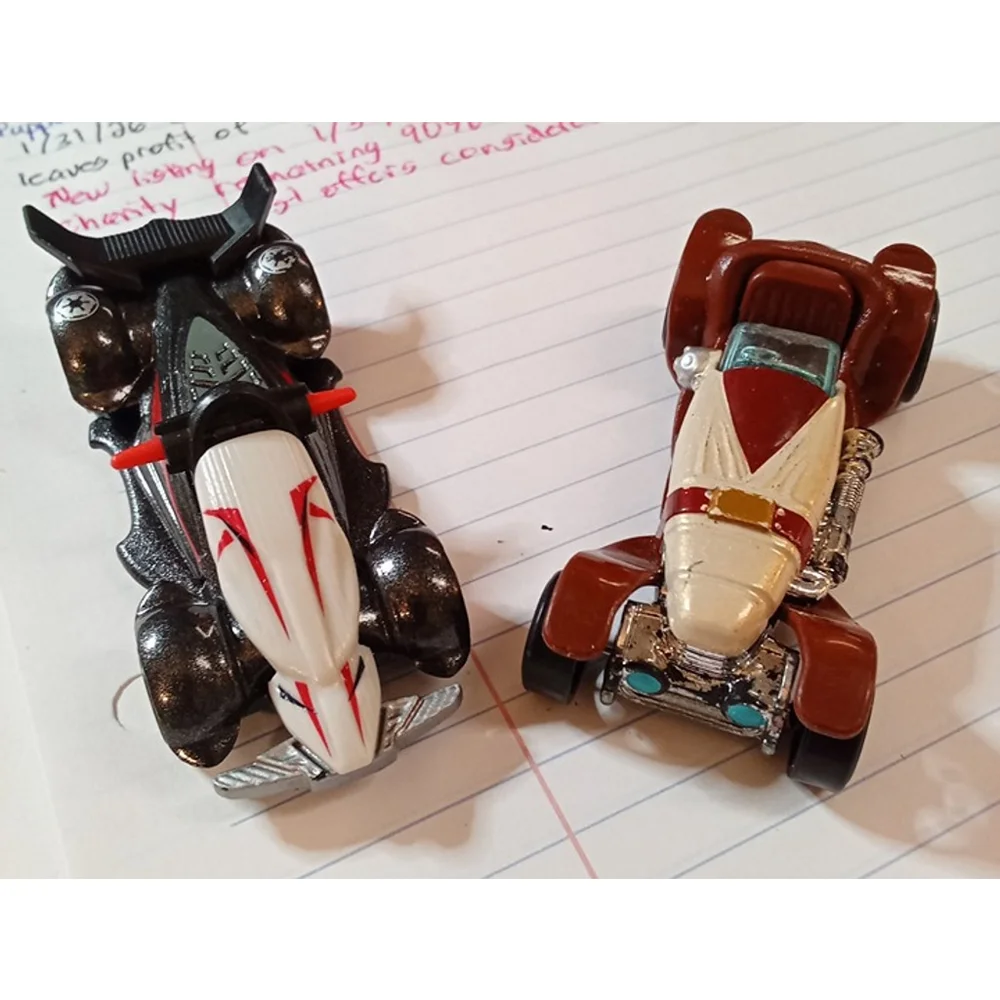 Hot Wheels Star Wars Character Cars Lot of 2 Darth Vader Obi Wan Kenobi
